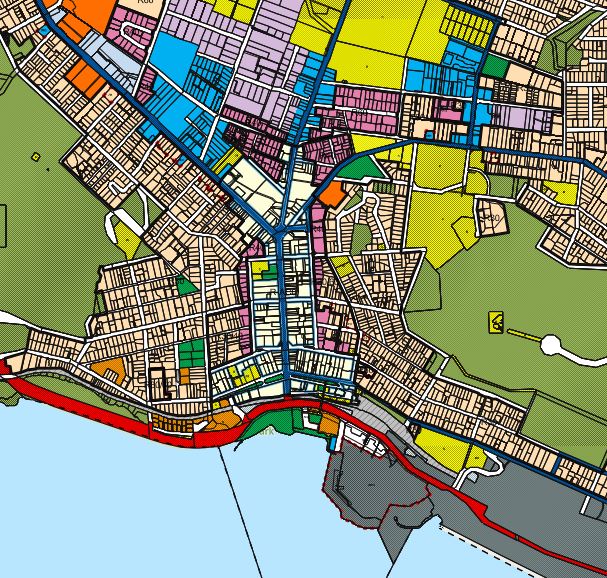 Extract of LPS2 zoning map of Albany CBD