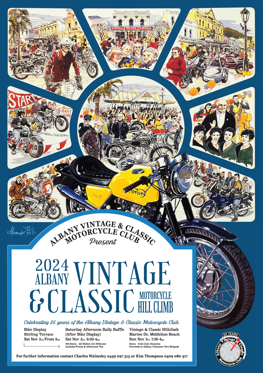 2024 Albany Vintage and Classic Motorcycle Hillclimb