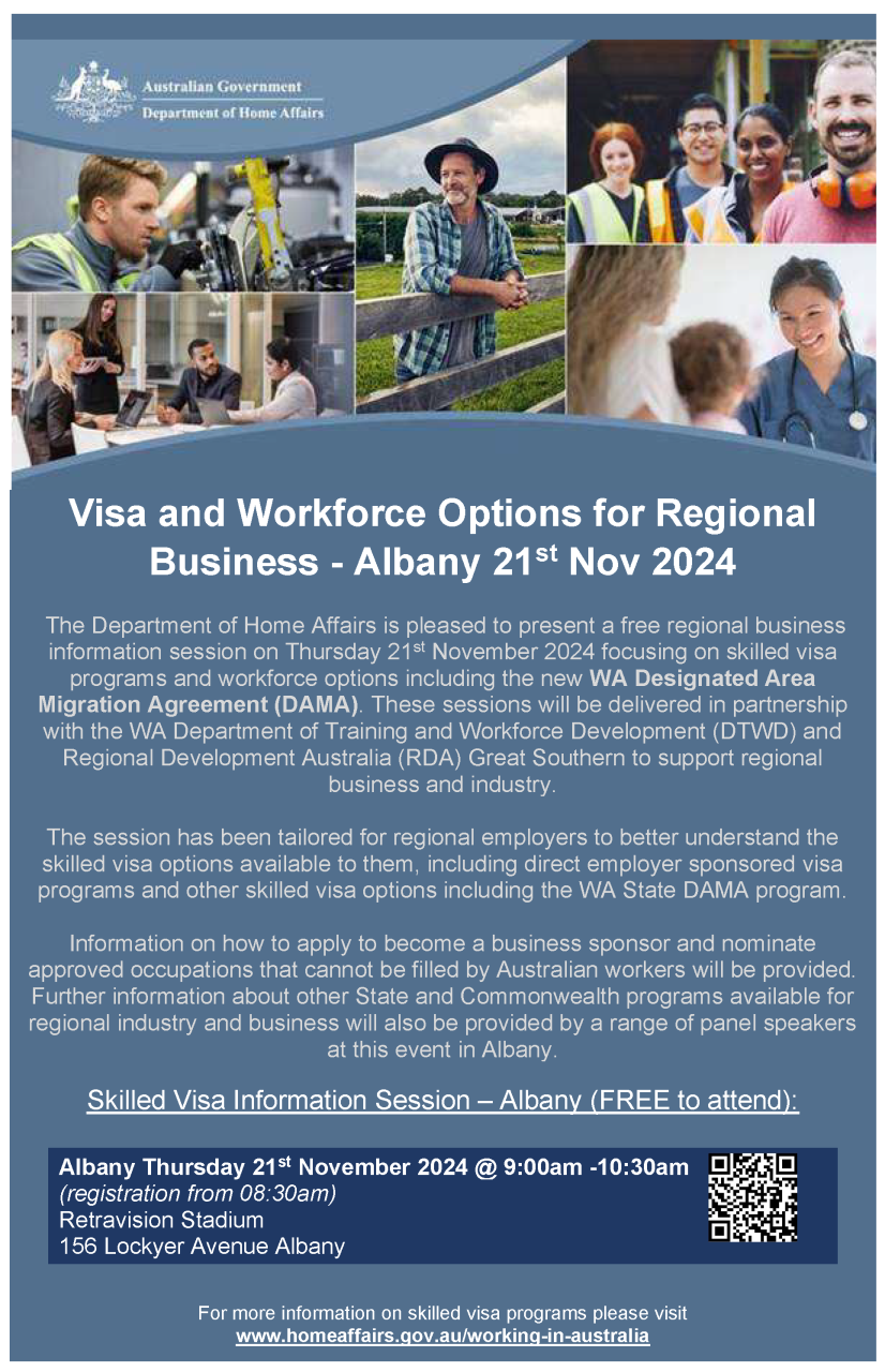 Albany Skilled Visa Information Session