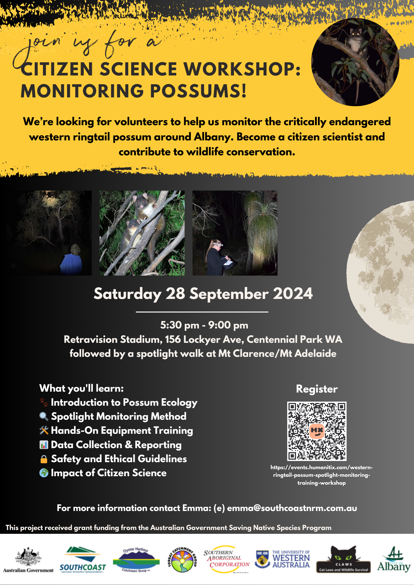 Citizen Science Workshop: Monitoring Possums!